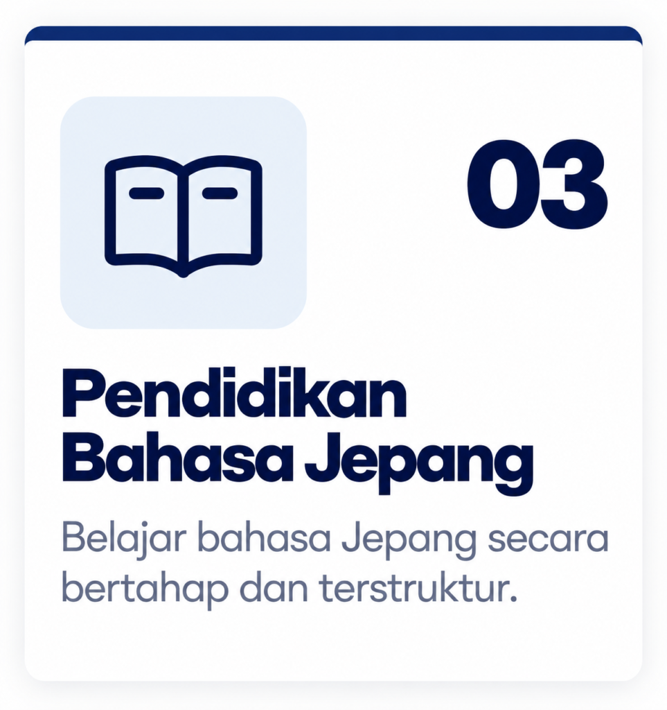 kartu pendidikan bahasa jepang