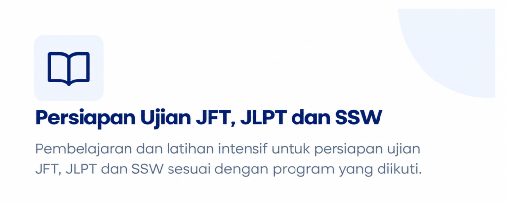 persiapan ujian jft, jlpt, dan ssw